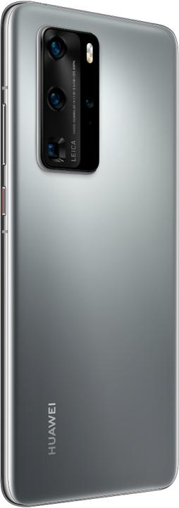Produktbild Huawei P40 Pro (256 GB, Silver Frost, 6.58", Hybrid Dual SIM + eSIM, 5G)