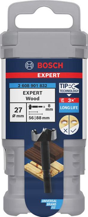 Produktbild Fortis Forstnerbohrer EXPERT Wood 27mm 27x90 m 2608901832 (27 mm)