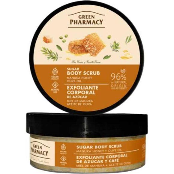 Elfa, Gel doccia, Green Pharmacy Körperpeeling mit Manukahonig und Oliven, 200 ml (200 ml)