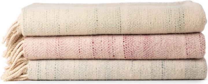 Produktbild MojaMajo Wolldecke Carla 150x200 cm, Grün meliert (150 x 200 cm)