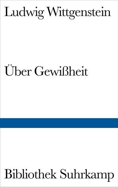 Produktbild Über Gewissheit (Deutsch, Ludwig Wittgenstein, 1970)