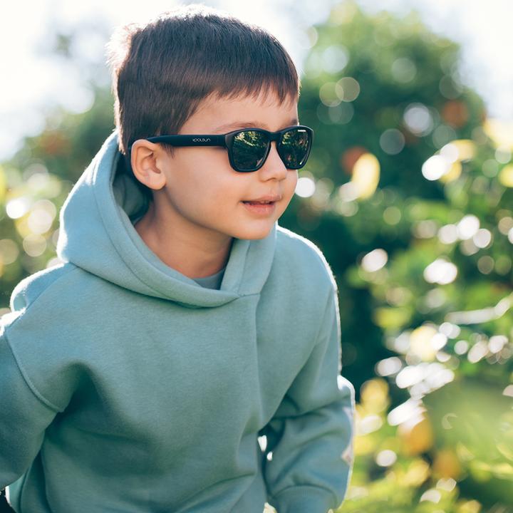 Immagine prodotto Koolsun Occhiali da sole Aspen Black per bambini e ragazzi