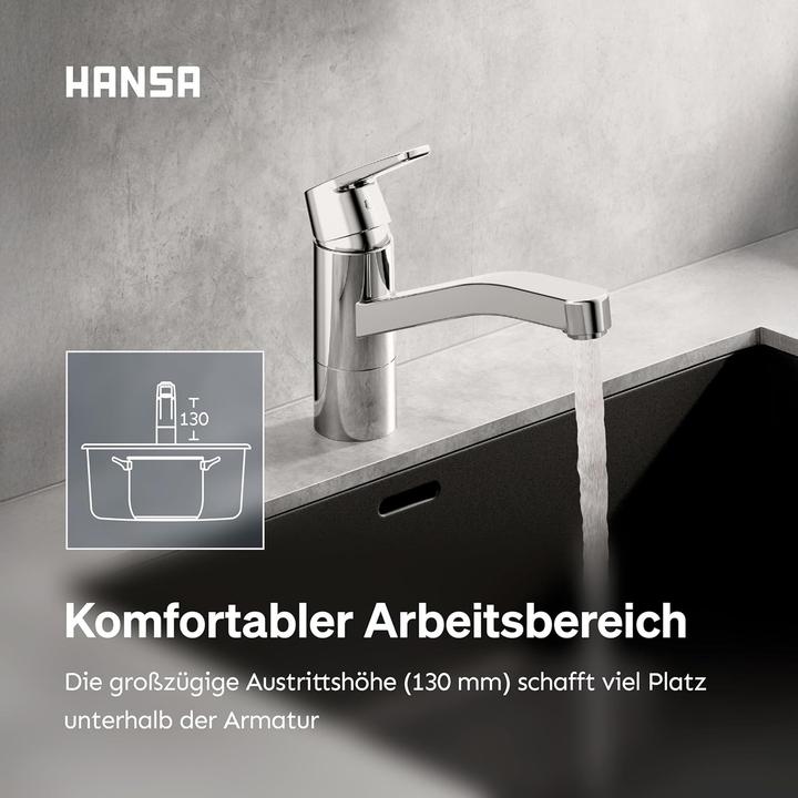 Productafbeelding Hansa kantoorwereld SPT-EH zuilmengkraan HANSAPOLO DN 15 vc (51482293)