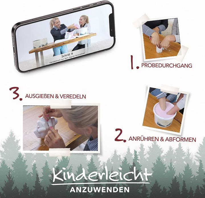 Produktbild SoulBaby 3D Handabdruck Set