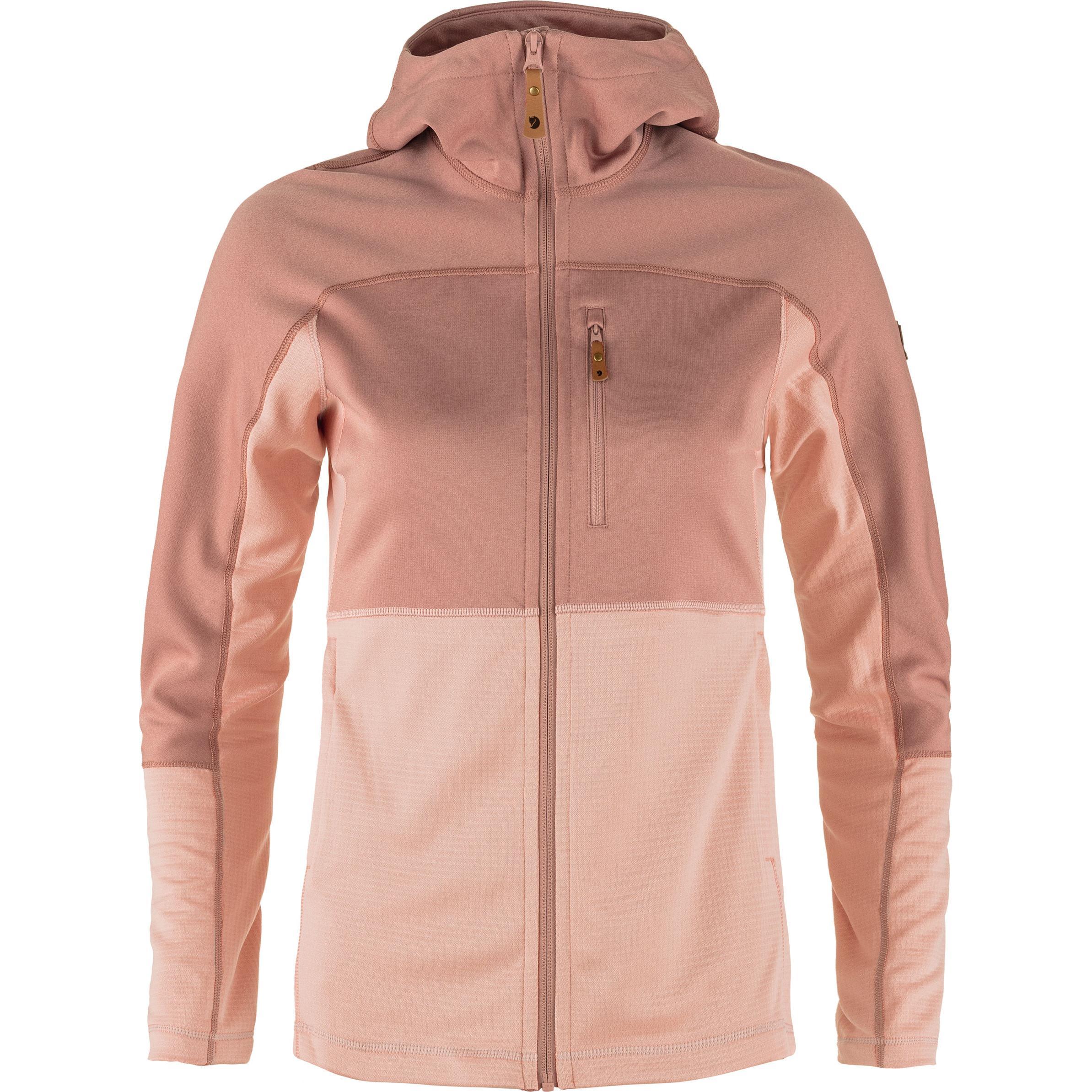 Fjällräven, Damen, Pullover, Women's Abisko Trail Fleece, Rosa, (XL)