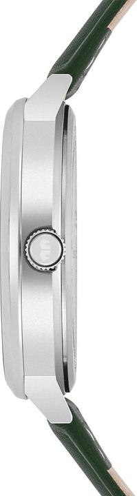 Produktbild Quarzuhr Adelsmann Echtleder Silber - 34102 (Analoguhr, 42 mm)