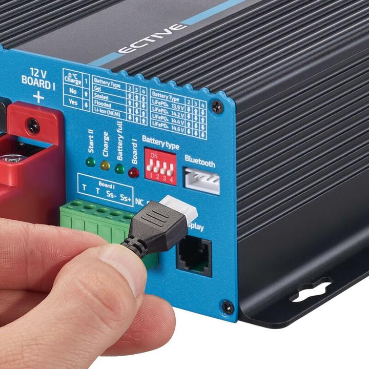 Actual product image Ective BB60 charge booster motorhome 12V 60A charge converter AGM gel LiFePO4 battery (12V)