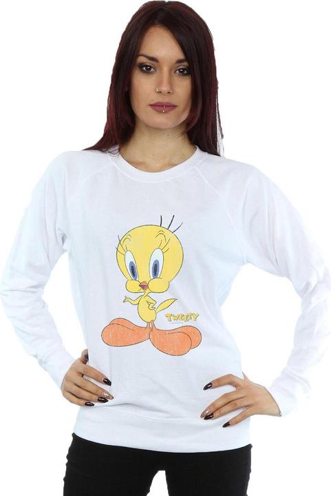 Immagine prodotto Looney Tunes Tweety Pie Distressed Felpa Donna (M)