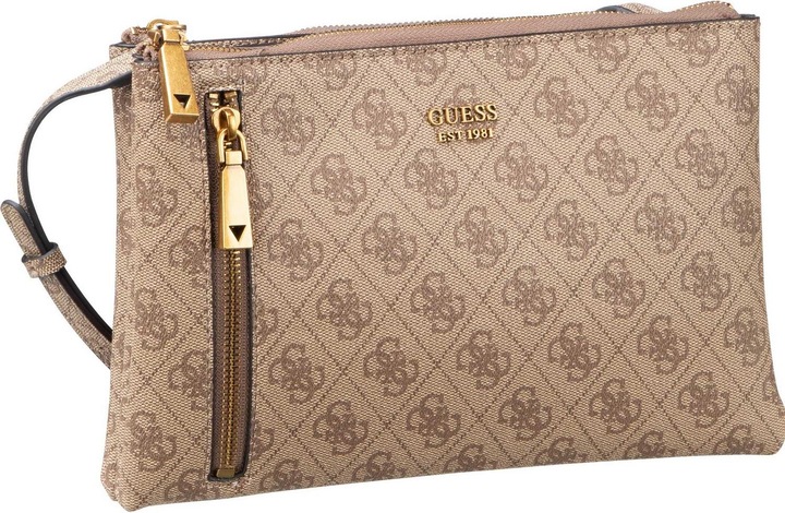 Guess Umhängetasche Naya Double Zip Crossbody Logo