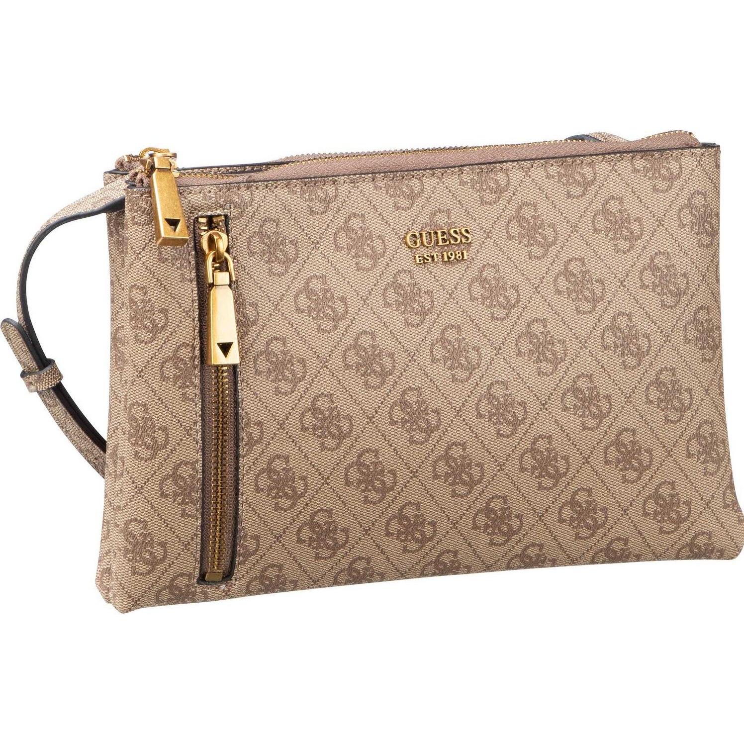 Guess, Handtasche, Umhängetasche Naya Double Zip Crossbody Logo