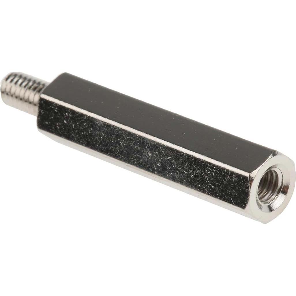 Thumbnail - Rs Pro, Zubehör Befestigungstechnik, Brass Hex Threaded Spacer M4x30mm M/F