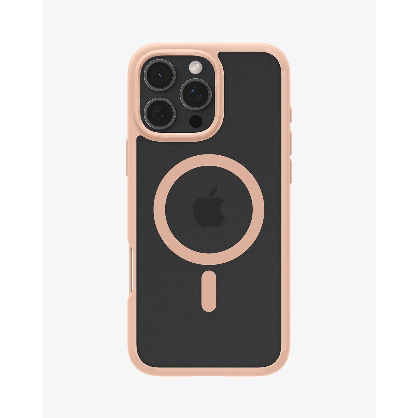 Thumbnail - Spigen Ultra Hybrid TPU Back Cover Rosa/Durchsichtig Magnetisch Apple iPhone 16 Pro Max (Apple iPhone 16 Pro Max), Smart...
