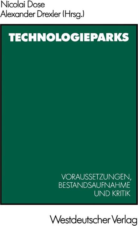 Produktbild Technologieparks (Deutsch, Nicolai Dose, 2012)