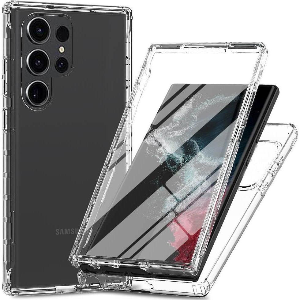 Cover-Discount Full Protection Schutzhülle (Samsung Galaxy S24 Ultra), Smartphone Hülle, Transparent