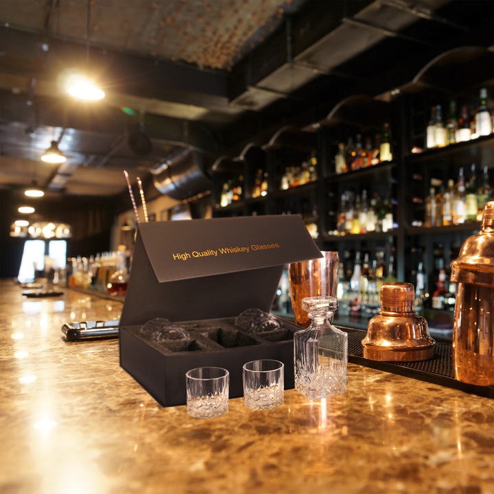 Actual product image Relaxdays 5-piece whisky set (6.50 dl, 1 x, Whisky glass)