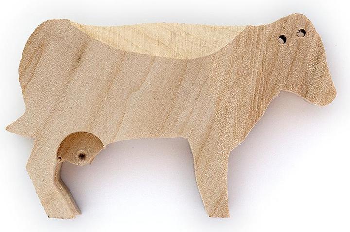 Immagine prodotto Naturzone Holzschnitz-Set Kuh (6 cm)