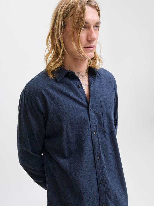 Produktbild Jack & Jones Jjeclassic Melange Shirt L/S Noos (L)