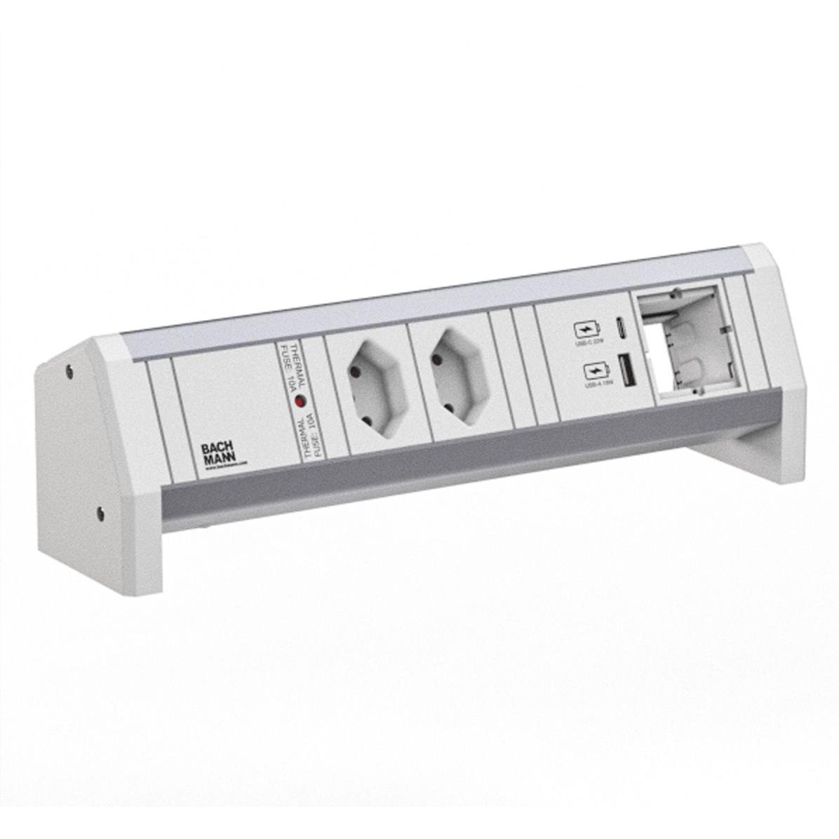 Bachmann, Steckdosenleiste, BACH Steckdosenleiste (2 x, Typ 13, 0.30 m)