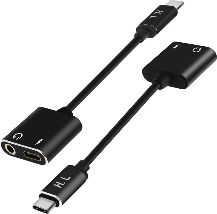 Actual product image Avizar USB-C audio/charging adapter (USB Type C, USB B)