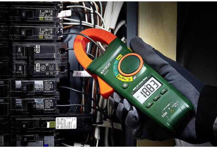 Produktbild Extech Hand-Multimeter, Stromzange di (CAT III 600V)