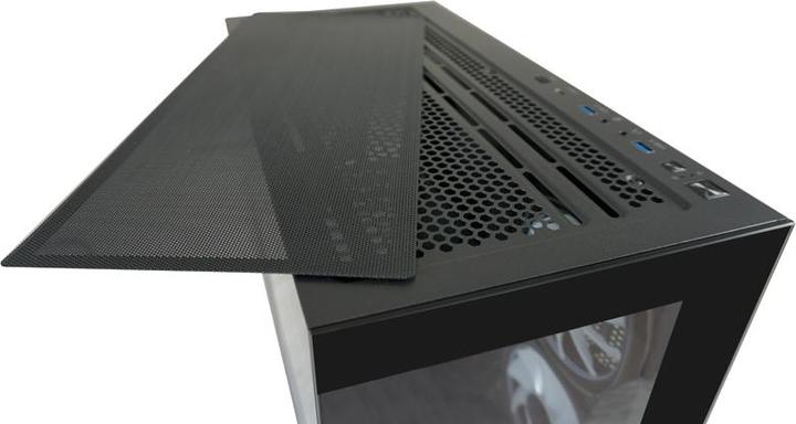 Produktbild LC-Power Geh?use MidiTower 715B black USB3.2/Audio,o.Netzteil,SEAMLESS X (Mini-ITX, ATX, mATX)