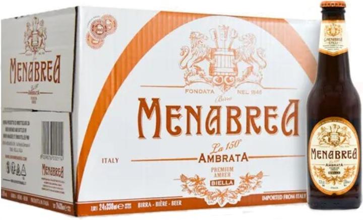 Immagine prodotto Menabrea Ambrata (24 x 33 cl)