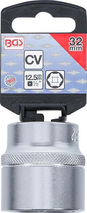 Image du produit BGS Douille pour clé, six pans 12,5 mm (1/2") 32 mm (32 mm)