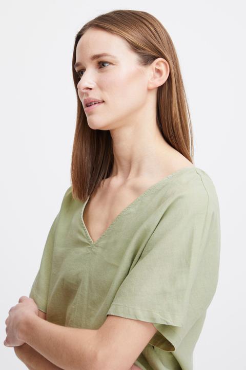Actual product image B.young BYFALAKKA VNECK BLOUSE 20814548 (46)