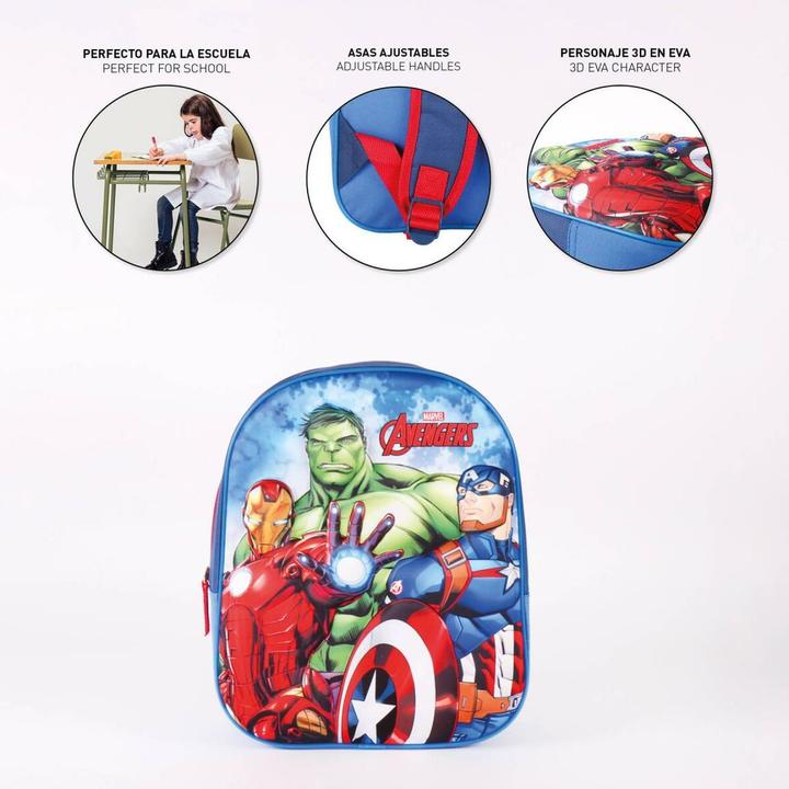 Actual product image Cerda Marvel Avengers 3D Backpack 31cm