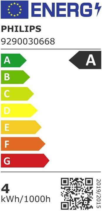 Label énergétique Philips transparent (E27, 840 lm, 1x)