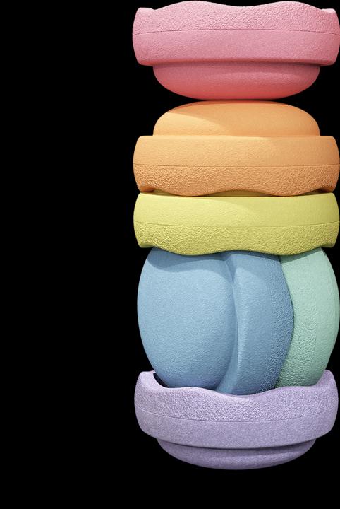 Produktbild Stapelstein ® MINI Rainbow Pastel 6 (6 Stk.)