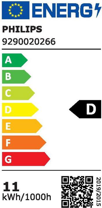 Energie-Label Philips LED Lampe (E27, 10.50 W, 1521 lm, 1 x, D)