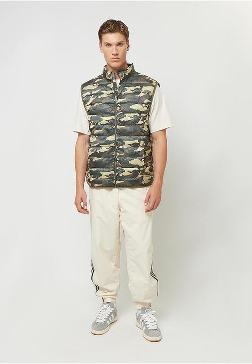 Actual product image Snipes Small Logo Camo Light Puffer Vest - 199205 (S)