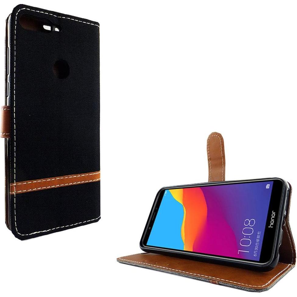 König Design Hülle Handy Schutz für Huawei Honor 7C Case Cover Tasche Wallet Etui Handyhülle (Honor 7c), Smartphone Hüll...