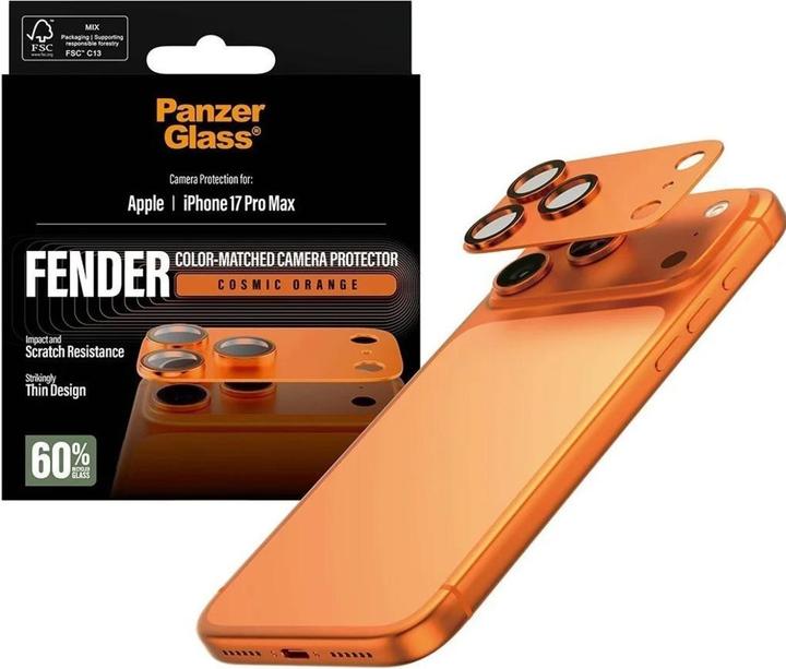 Productafbeelding PanzerGlass Fender Camera Protector (1 Pcs., Apple iPhone 17 Pro Max)