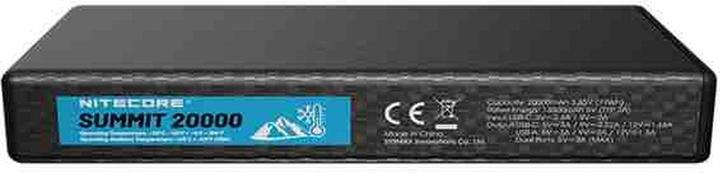 Actual product image Nitecore Powerbank SUMMIT20000 - 20000mAh, cold-resistant (20000 mAh, 38 W, 77 Wh)