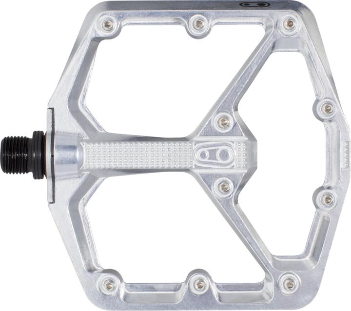 Actual product image Crankbrothers Pedal Stamp 7 large high polish silver