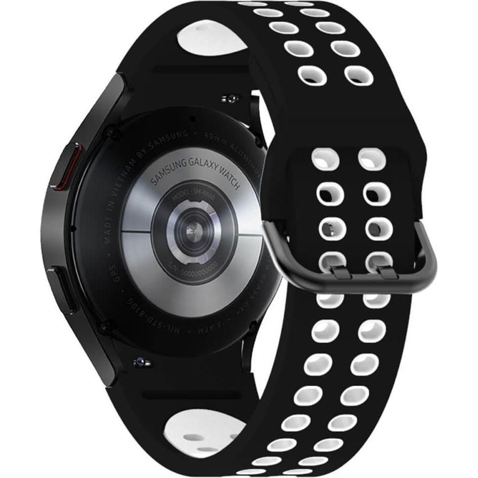 Cover-Discount Galaxy Watch 5 - Sportarmband gelöchert schwarz (Kunststoff, Galaxy Watch 5, Galaxy Watch 5 Pro), Uhrenar...