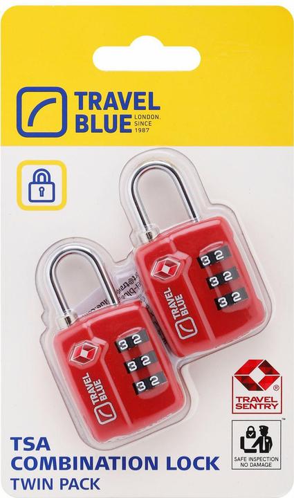 Travel Blue 2 x TSA Lock (Locks & Trailers)