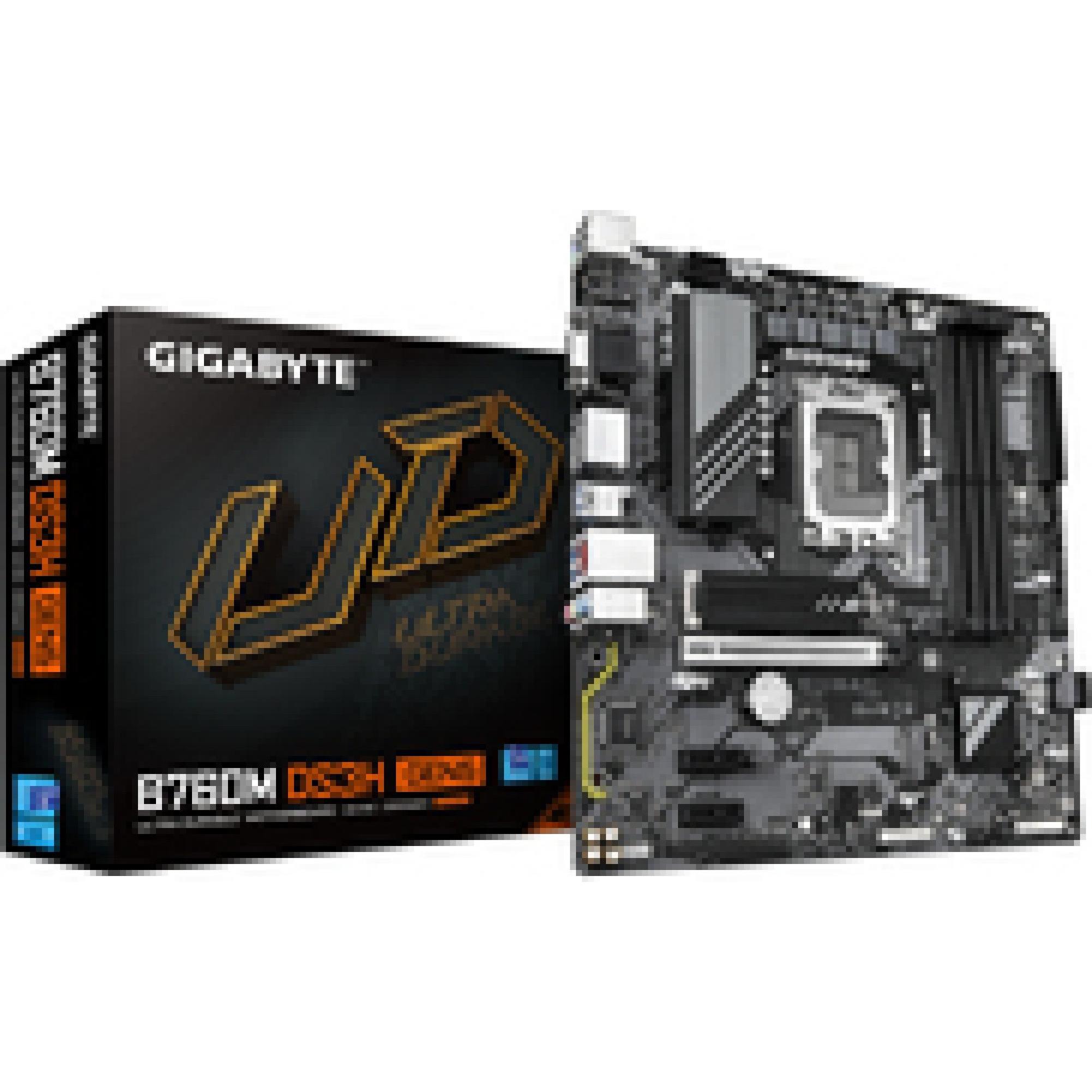 Gigabyte B760M DS3H GEN5 (B760,S1700,mATX,DDR5 (LGA 1700, Intel B760 Express, mATX), Mainboard