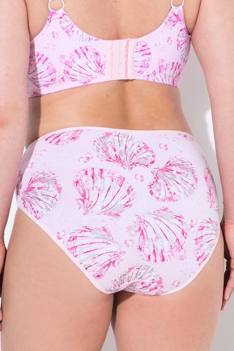 Actual product image Ulla Popken 5 Pack of Panties- Seashell Print (58)