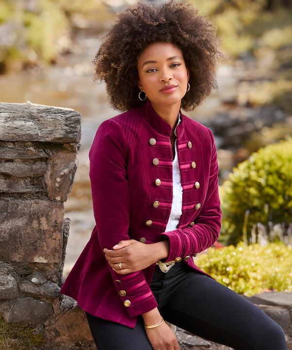 Immagine prodotto Joe Browns Buttoned Velvet Military Jacket (46)