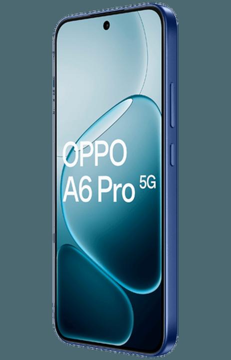 Image du produit OPPO A6 Pro 5G (256 Go, Bleu, Noir stellaire, 6.57", Double SIM)