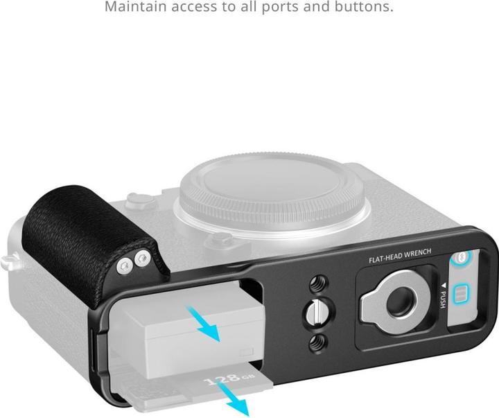 Actual product image SmallRig L-Winkel mit Silikongriff für X-E5 (Quick coupling plate)