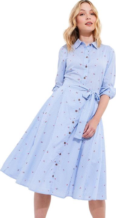 Actual product image Joe Browns PETITE Cherry Striped Shirt Dress (38)