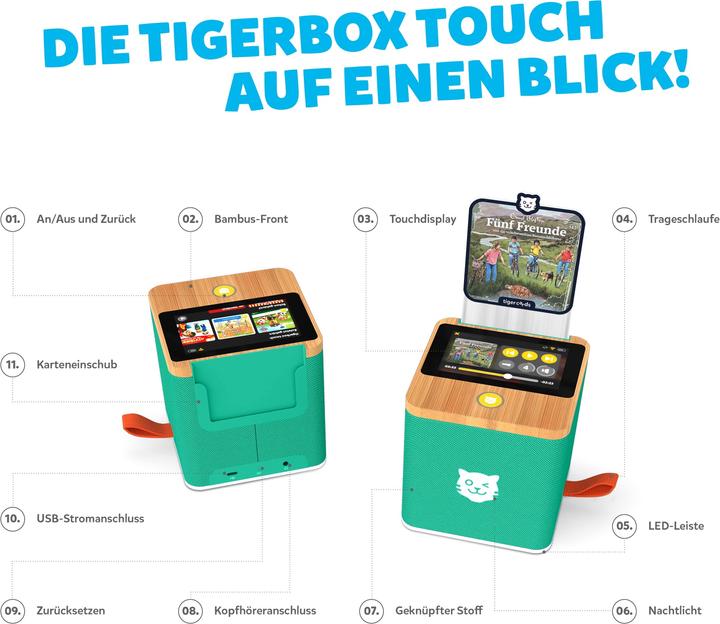 Produktbild Tigermedia Tigerbox Touch Swiss Edition inkl. Swiss Card (Deutsch, Schweizerdeutsch)