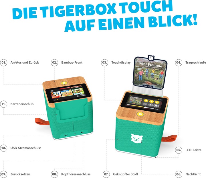 Produktbild Tigermedia Tigerbox Touch Swiss Edition inkl. Swiss Card (Deutsch, Schweizerdeutsch)