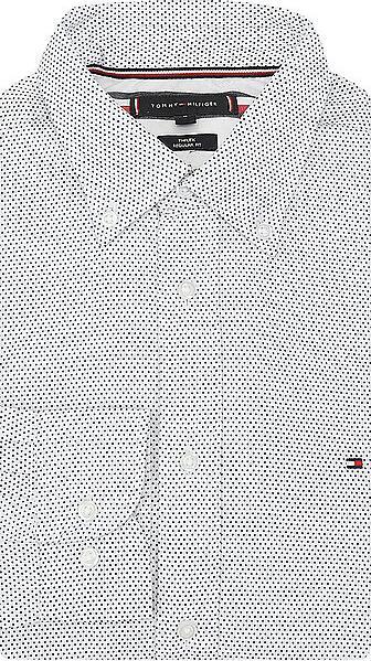 Image du produit Tommy Hilfiger Mini Print Shirt Regular Fit White/Carbon Nav (L)