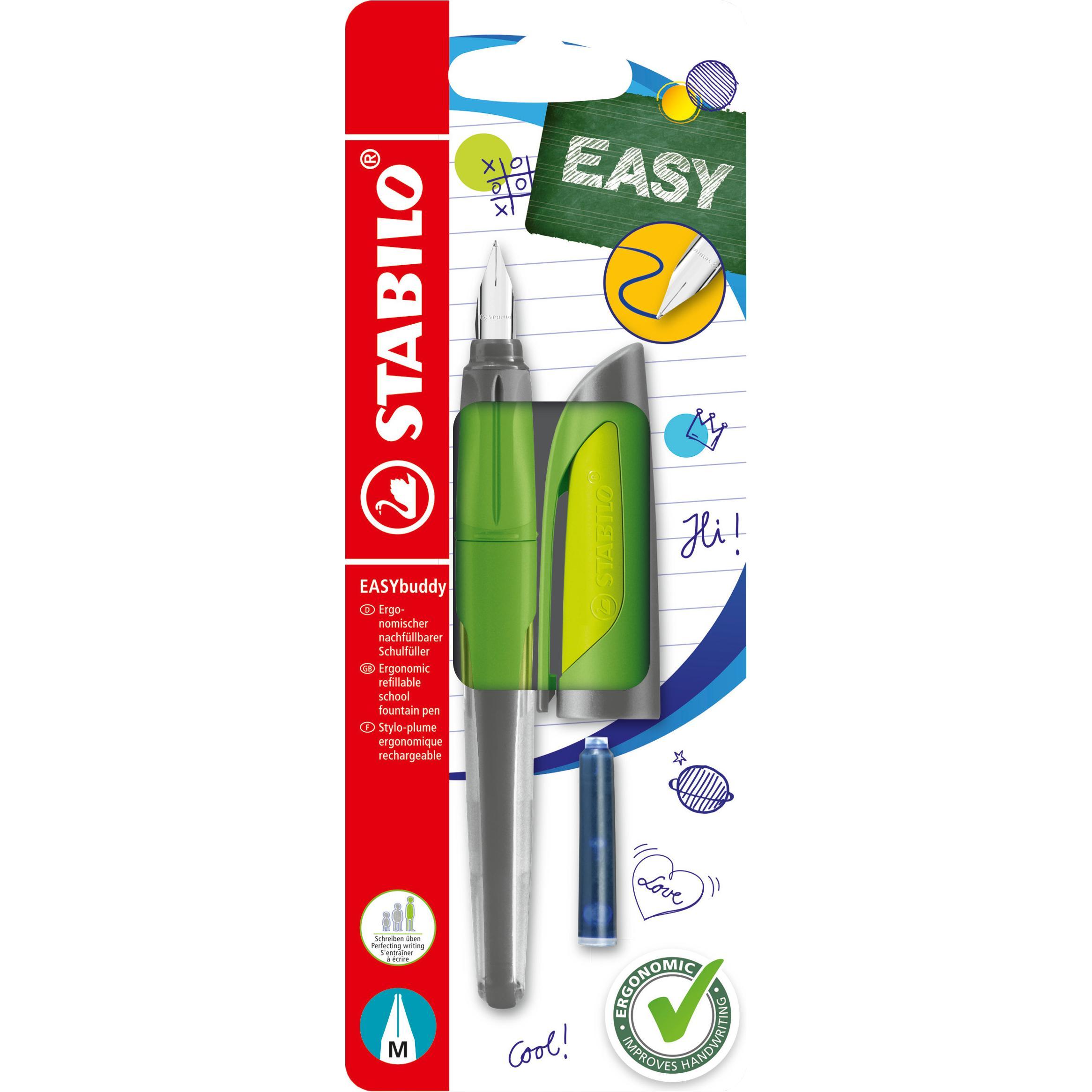 Thumbnail - STABILO, Schreibstifte, EASYbuddy Schulfüller mit Standard-Feder (Grün, 1 x)