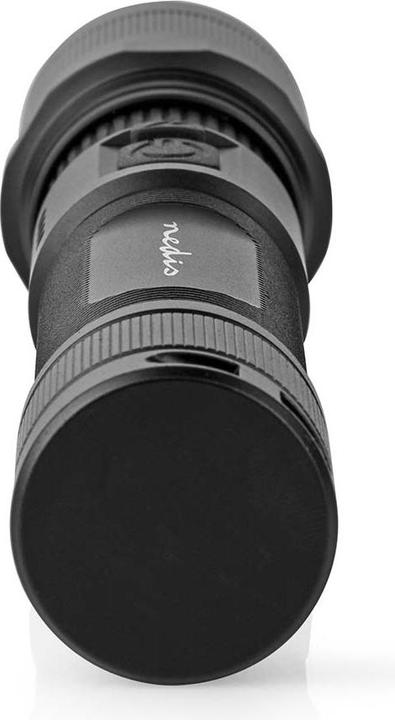 Actual product image Nedis LED torch, full metal housing, rechargeable battery, 3.7 V, 10 W (4 cm, 1000 lm)